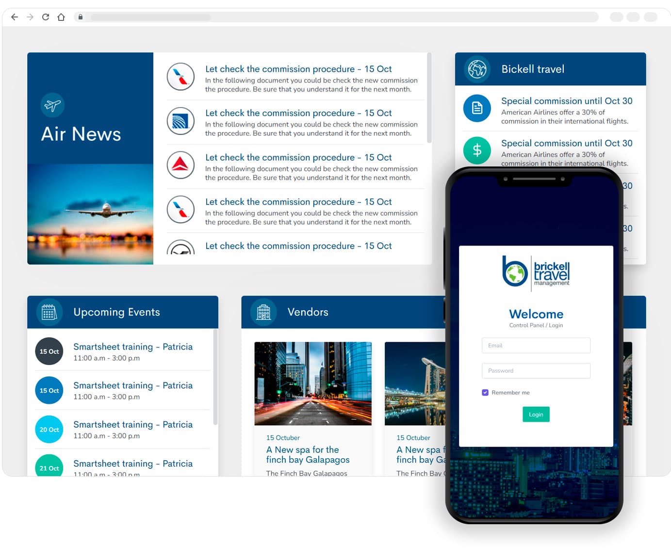 Intranet Brickell Travel